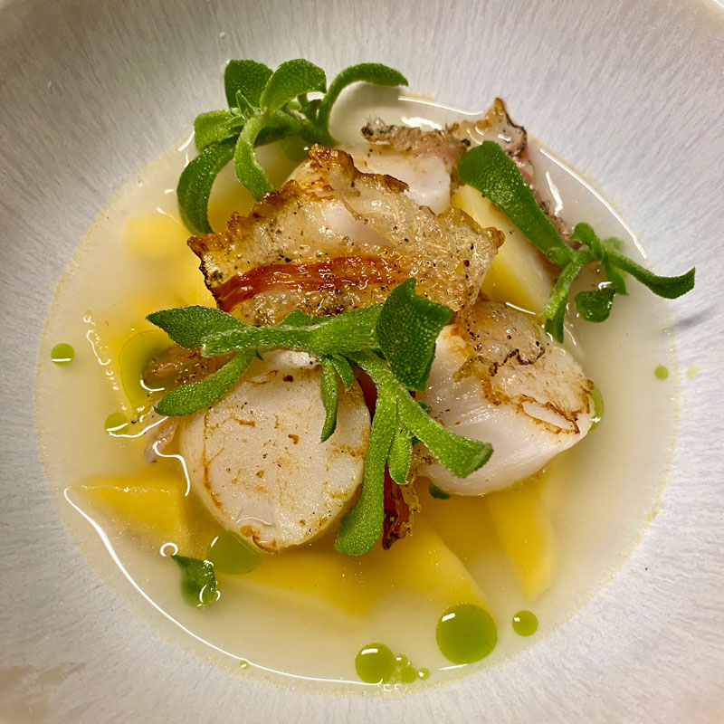 menue, Poire-Villa-du-Golf